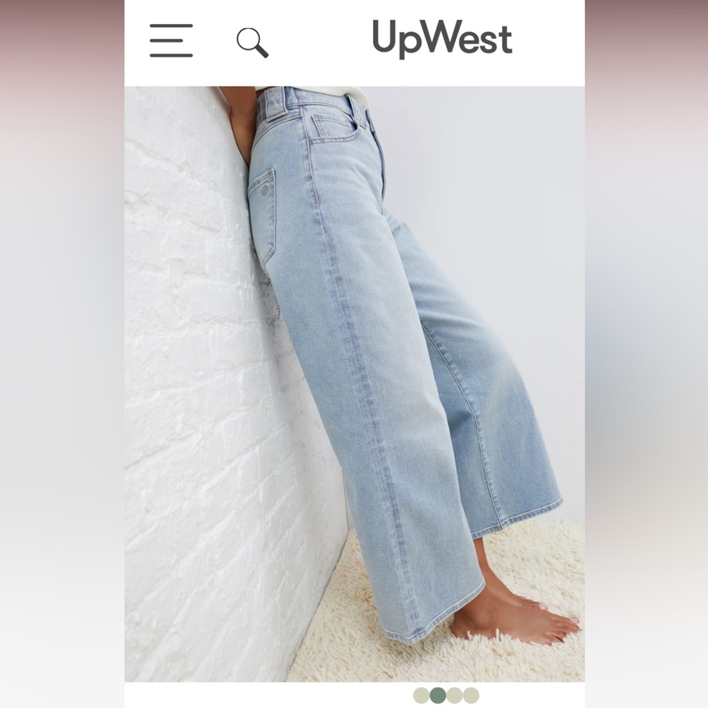 NWT Up West Wide leg Jeans